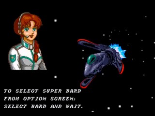 une photo d'Ã©cran de Hellfire sur Sega Megadrive